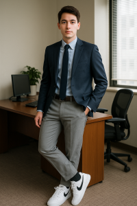 Sneaker và đồ công sở lịch sự cho môi trường văn phòng