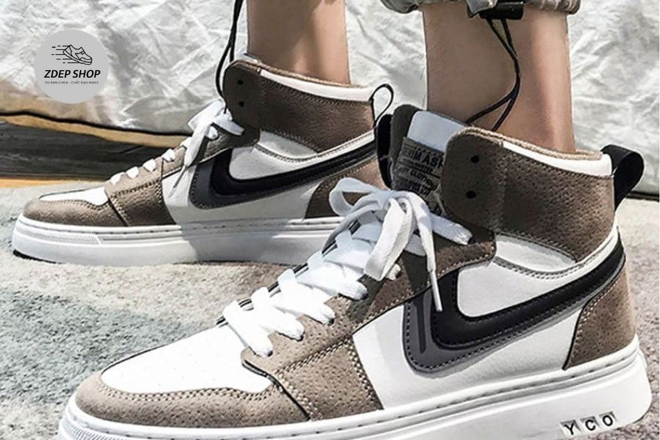 Gợi ý phối đồ với giày sneaker cao cổ