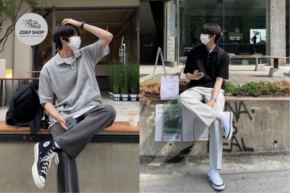 Hướng dẫn phối đồ với giày sneaker nam ở bắc giang