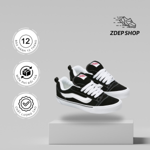 Giày sneaker cổ thấp phong cách basic, dễ phối đồ. Giày sneaker phối màu đỏ đen cá tính, thiết kế unisex