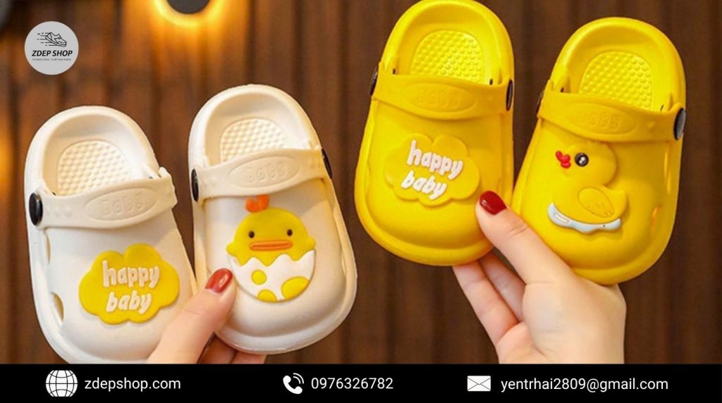 Dép sục cho bé Lựa chọn thông minh, an toàn và trendy