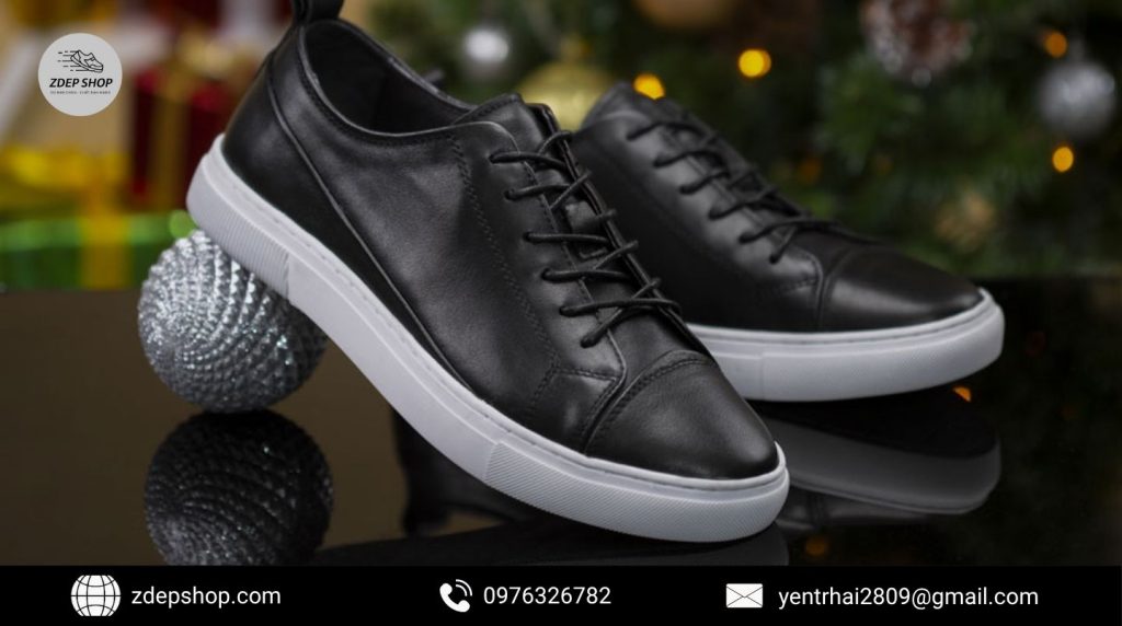 Giày sneaker da Phong cách đẳng cấp cho giới trẻ
