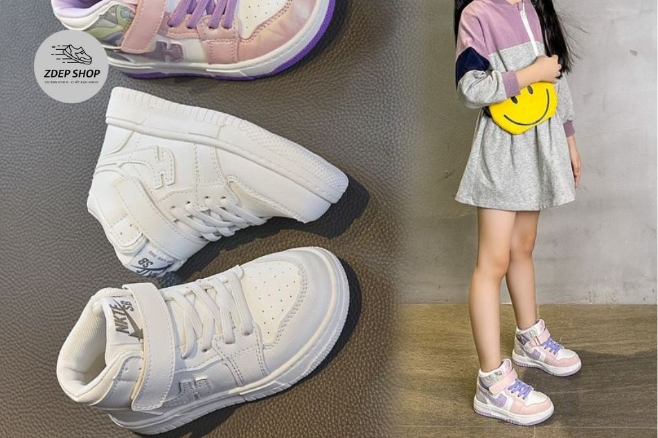 Top các mẫu giày sneaker bé gái được ưa chuộng tại ZDep Shop